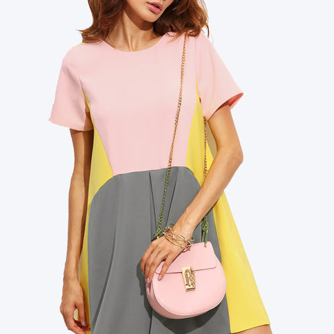 Dive Crystal Heart Necklace, Gold